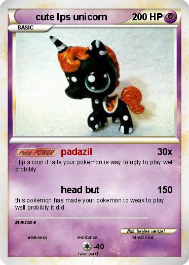 Pokemon cute lps unicorn