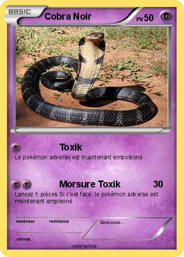 Pokemon Cobra Noir