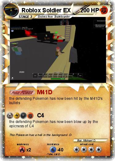 Pokemon Roblox Soldier EX