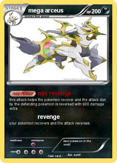 Pokemon mega arceus