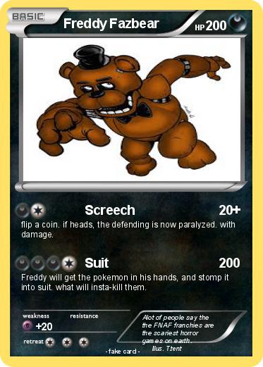 Pokemon Freddy Fazbear