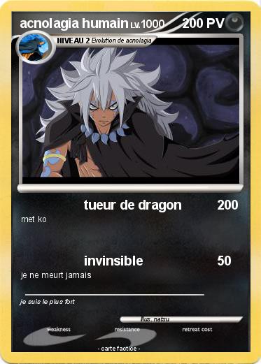 Pokemon acnolagia humain