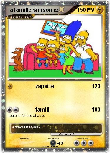 Pokemon la famille simson