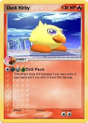 Pokemon Duck Kirby