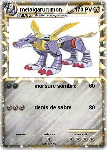 Pokemon metalgarurumon