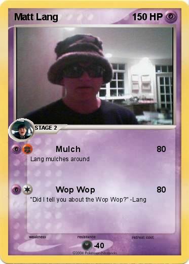 Pokemon Matt Lang