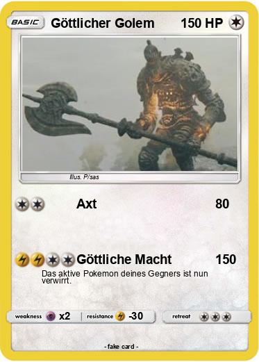 Pokemon Göttlicher Golem