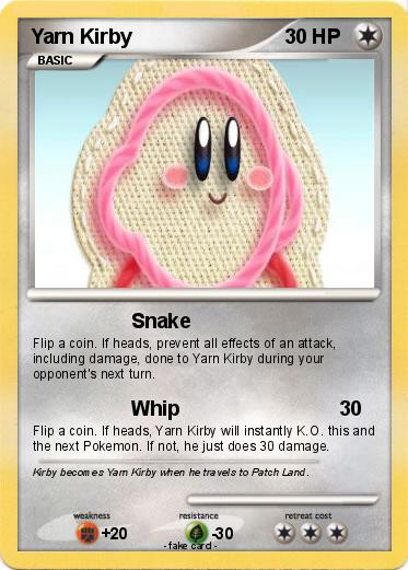 Pokemon Yarn Kirby