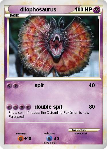Pokemon dilophosaurus