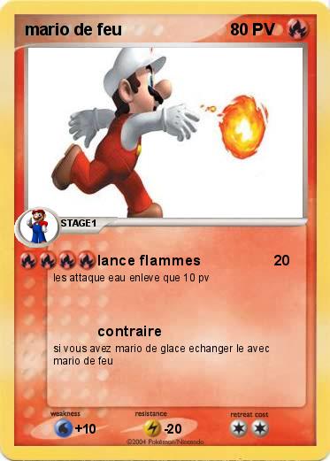 Pokemon mario de feu