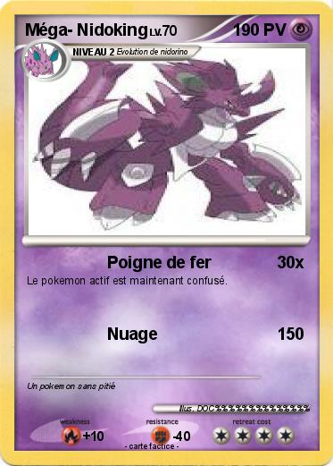 Pokemon Méga- Nidoking