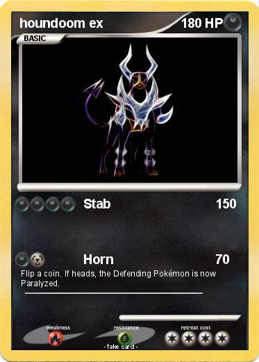 Pokemon houndoom ex