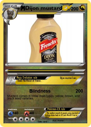 Pokemon Dijon mustard