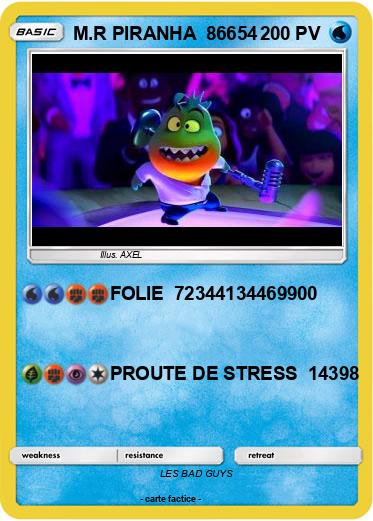 Pokemon M.R PIRANHA  86654