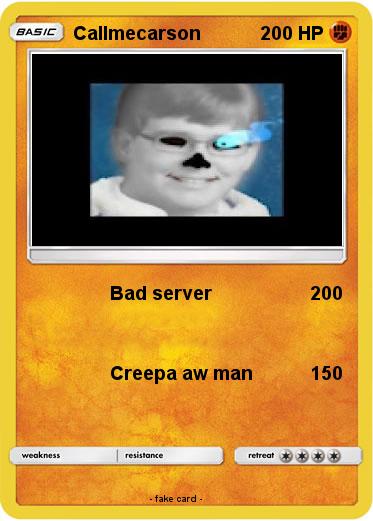 Pokemon Callmecarson