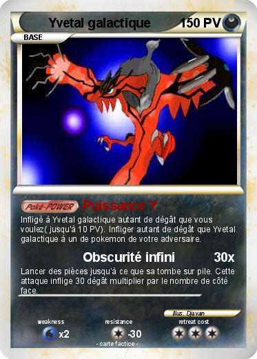 Pokemon Yvetal galactique