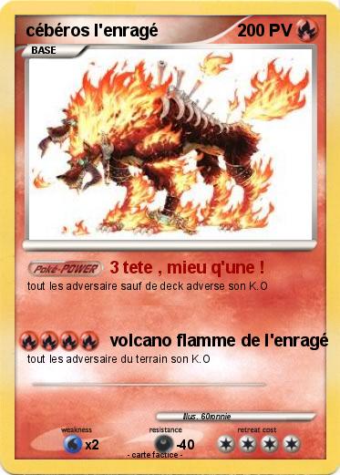 Pokemon cébéros l'enragé