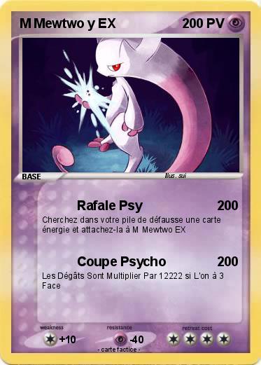 Pokemon M Mewtwo y EX