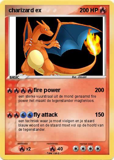 Pokemon charizard ex