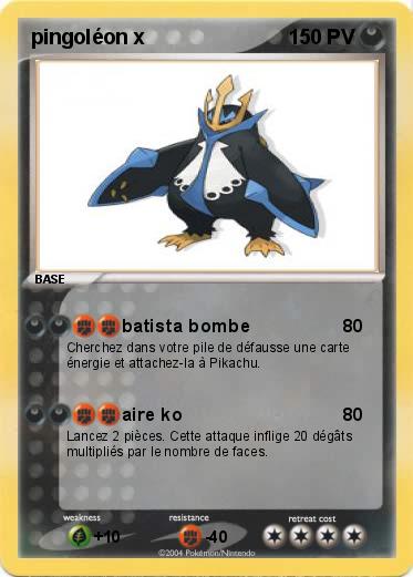 Pokemon pingoléon x