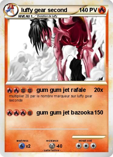 Pokemon luffy gear second