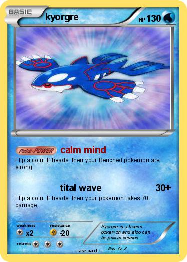 Pokemon kyorgre