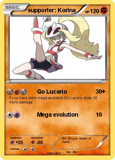 Pokemon supporter: Korina