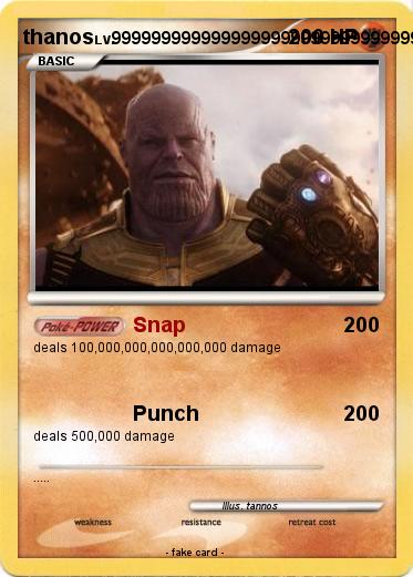 Pokemon thanos