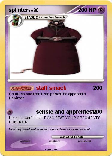 Pokemon splinter