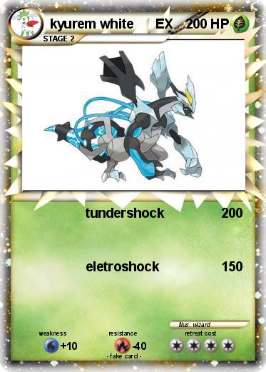 Pokemon kyurem white      EX