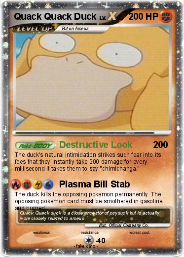 Pokemon Quack Quack Duck