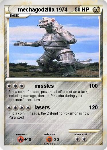 Pokemon mechagodzilla 1974