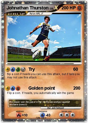 Pokemon Johnathan Thurston