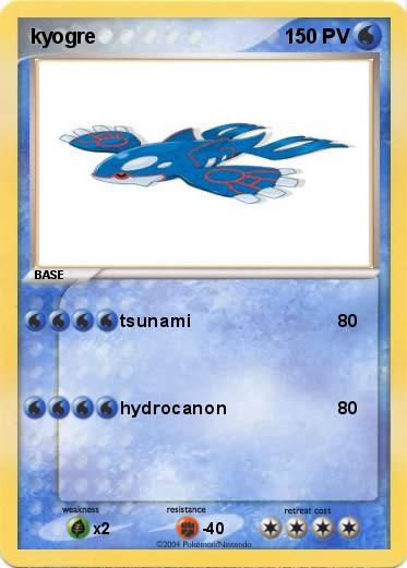 Pokemon kyogre