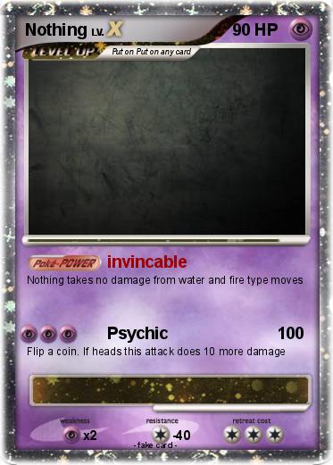 Pokemon Nothing