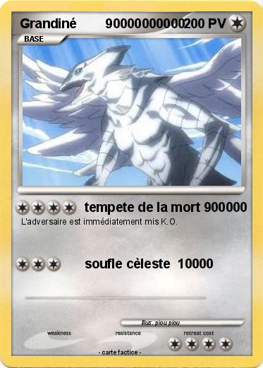 Pokemon Grandiné        90000000000