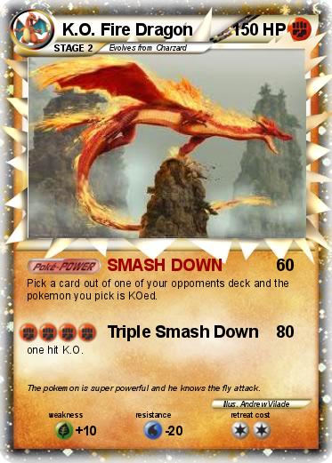 Pokemon K.O. Fire Dragon