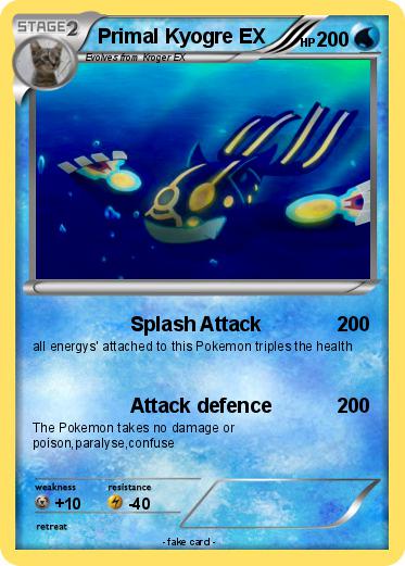 Pokemon Primal Kyogre EX