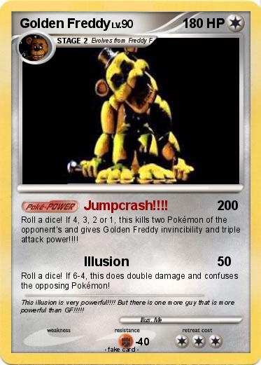 Pokemon Golden Freddy