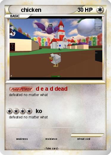Pokemon chicken