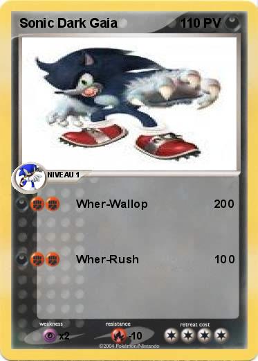 Pokemon Sonic Dark Gaia
