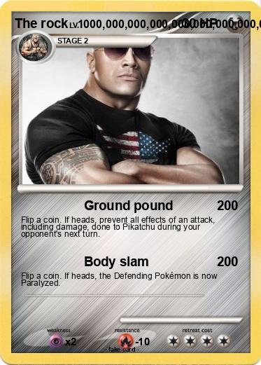 Pokemon The rock