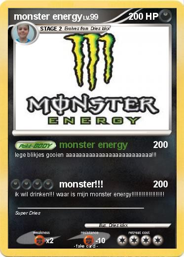 Pokemon monster energy