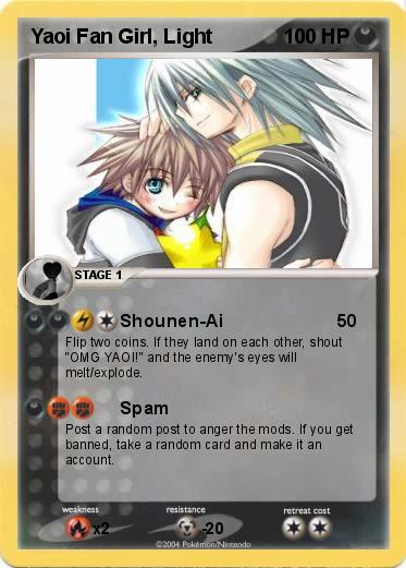 Pokemon Yaoi Fan Girl, Light
