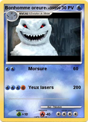 Pokemon Bonhomme oreure