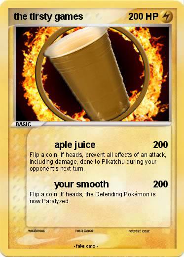 Pokemon the tirsty games