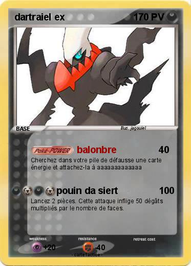 Pokemon dartraiel ex