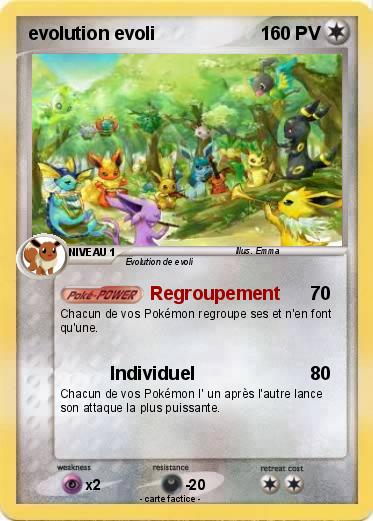Pokemon evolution evoli