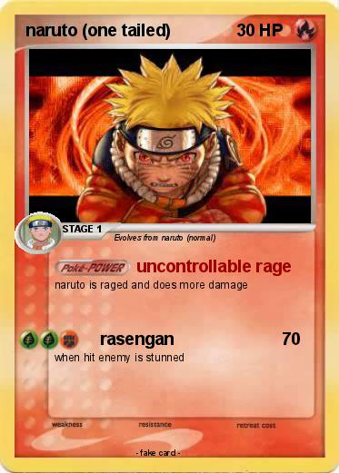 Pokemon naruto (one tailed)