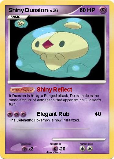 Pokemon Shiny Duosion